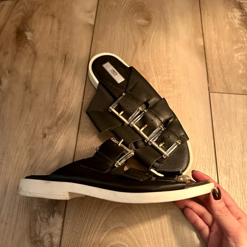 Miista London Leather trendy Sandals